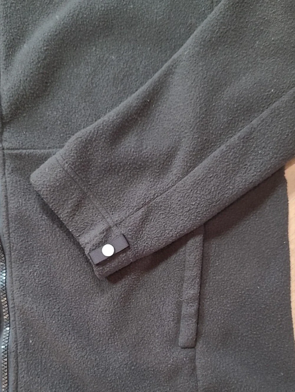 The North Face Jacket Men's sz L Black Fleece Polartech Active/Athleisure Full Z